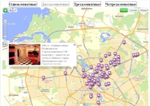 Поиск квартир по карте
